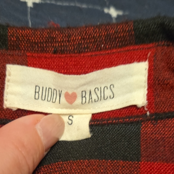 Buddy Basics Red and Black Checkered Men's Shirt - Picture 7 of 11